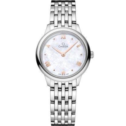 Omega De Ville Prestige 27,5 mm, aço em aço 434.10.28.60.05.001