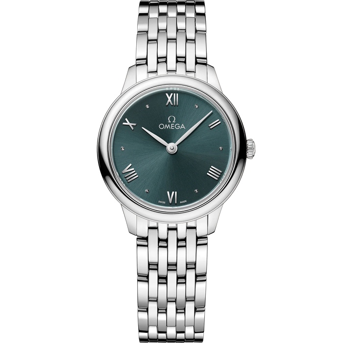 Omega De Ville Prestige 27,5 mm, aço em aço 434.10.28.60.10.001