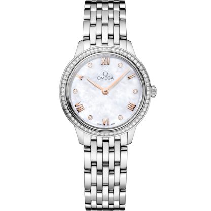 Omega De Ville Prestige 27,5 mm, aço em aço 434.15.28.60.55.001