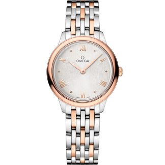 Omega De Ville Prestige 27,5 mm, aço - ouro Sedna™ em aço - ouro Sedna™ 434.20.28.60.02.001