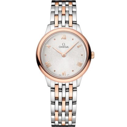 Omega De Ville Prestige 27,5 mm, aço - ouro Sedna™ em aço - ouro Sedna™ 434.20.28.60.02.001