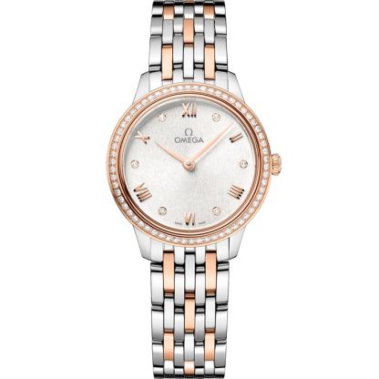 Omega De Ville Prestige 27,5 mm, aço - ouro Sedna™ em aço - ouro Sedna™ 434.25.28.60.52.001