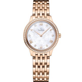 Omega De Ville Prestige 27,5 mm, ouro Sedna™ em ouro Sedna™ 434.55.28.60.55.001
