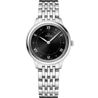 Omega De Ville Prestige 30 mm, aço em aço 434.10.30.60.01.001