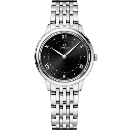 Omega De Ville Prestige 30 mm, aço em aço 434.10.30.60.01.001