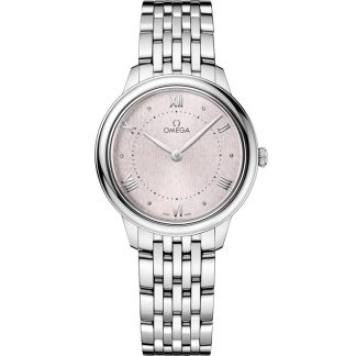 Omega De Ville Prestige 30 mm, aço em aço 434.10.30.60.02.001