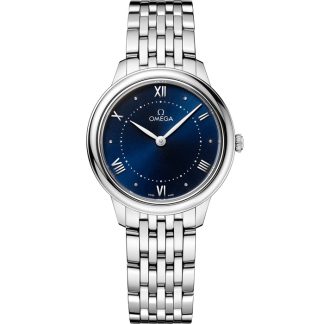 Omega De Ville Prestige 30 mm, aço em aço 434.10.30.60.03.001