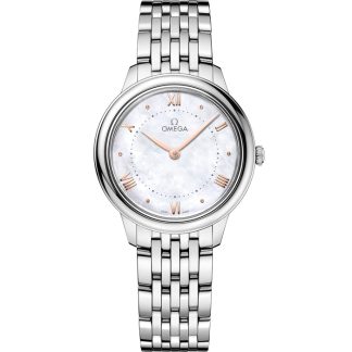 Omega De Ville Prestige 30 mm, aço em aço 434.10.30.60.05.001