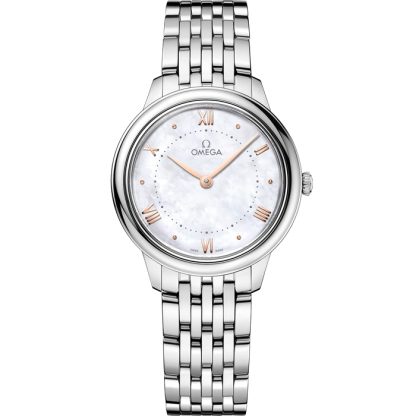 Omega De Ville Prestige 30 mm, aço em aço 434.10.30.60.05.001