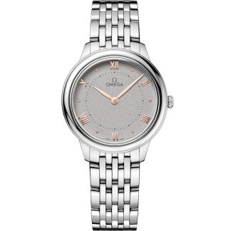 Omega De Ville Prestige 30 mm, aço em aço 434.10.30.60.06.001