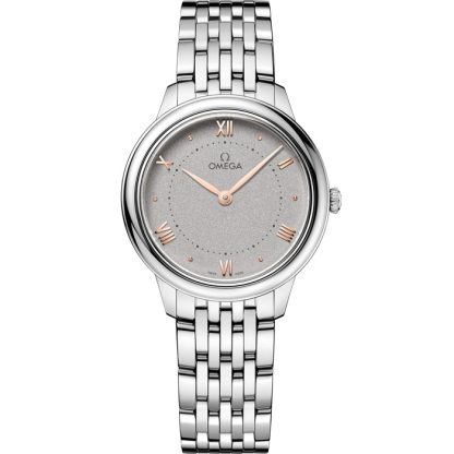 Omega De Ville Prestige 30 mm, aço em aço 434.10.30.60.06.001