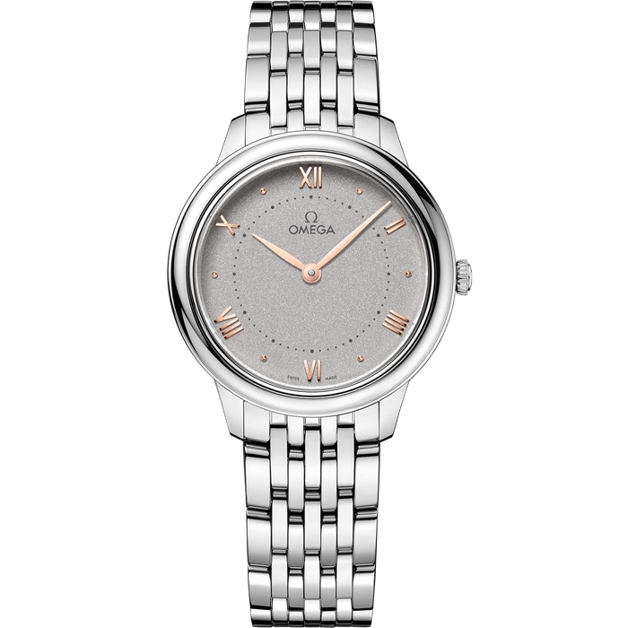 Omega De Ville Prestige 30 mm, aço em aço 434.10.30.60.06.001