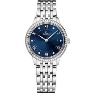 Omega De Ville Prestige 30 mm, aço em aço 434.15.30.60.53.001