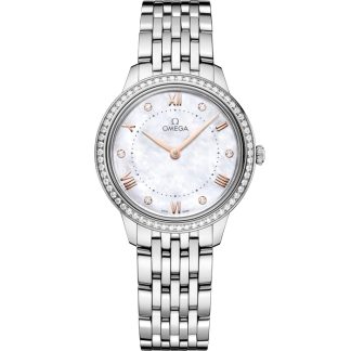 Omega De Ville Prestige 30 mm, aço em aço 434.15.30.60.55.001