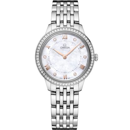 Omega De Ville Prestige 30 mm, aço em aço 434.15.30.60.55.001