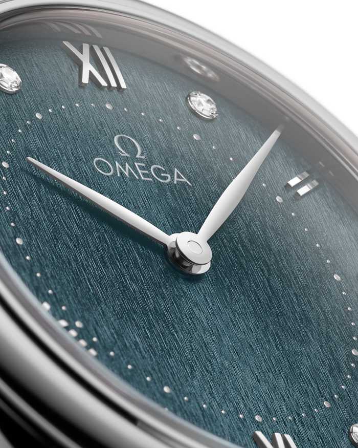 Omega De Ville Prestige 30 mm, aço em bracelete de pele 434.13.30.60.60.001 - Image 3