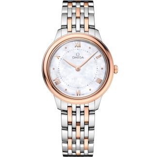 Omega De Ville Prestige 30 mm, aço - ouro Sedna™ em aço - ouro Sedna™ 434.20.30.60.05.001