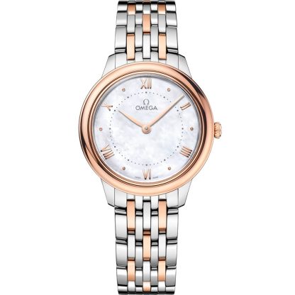 Omega De Ville Prestige 30 mm, aço - ouro Sedna™ em aço - ouro Sedna™ 434.20.30.60.05.001