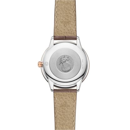 Omega De Ville Prestige 30 mm, aço - ouro Sedna™ em bracelete de pele 434.23.30.60.55.001 - Image 2