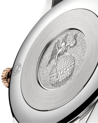 Omega De Ville Prestige 30 mm, aço - ouro Sedna™ em bracelete de pele 434.23.30.60.55.001 - Image 3
