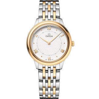 Omega De Ville Prestige 30 mm, aço - ouro amarelo em aço - ouro amarelo 434.20.30.60.02.002