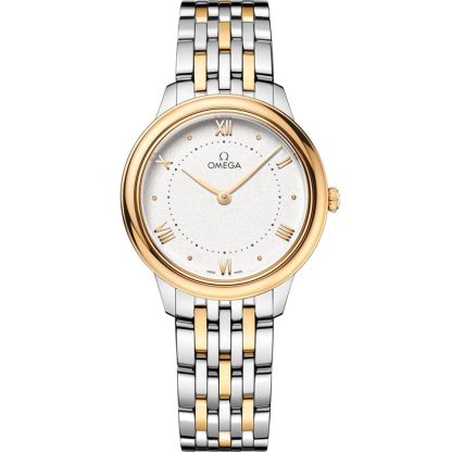 Omega De Ville Prestige 30 mm, aço - ouro amarelo em aço - ouro amarelo 434.20.30.60.02.002