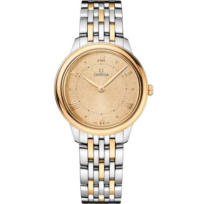 Omega De Ville Prestige 30 mm, aço - ouro amarelo em aço - ouro amarelo 434.20.30.60.08.001
