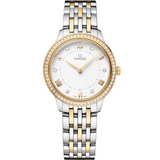 Omega De Ville Prestige 30 mm, aço - ouro amarelo em aço - ouro amarelo 434.25.30.60.52.002