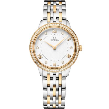 Omega De Ville Prestige 30 mm, aço - ouro amarelo em aço - ouro amarelo 434.25.30.60.52.002