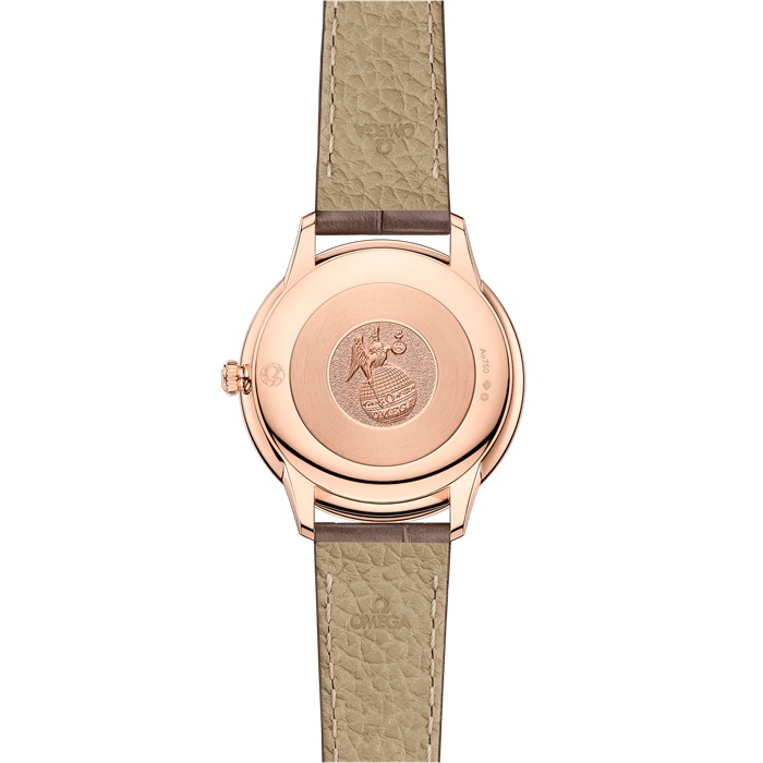 Omega De Ville Prestige 30 mm, ouro Sedna™ em bracelete de pele 434.53.30.60.55.001 - Image 2