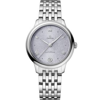 Omega De Ville Prestige 34 mm, aço em aço 434.10.34.20.03.001