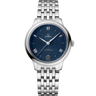 Omega De Ville Prestige 34 mm, aço em aço 434.10.34.20.03.002