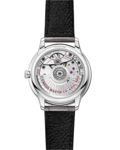 Omega De Ville Prestige 34 mm, aço em bracelete de pele 434.13.34.20.52.001 - Image 2