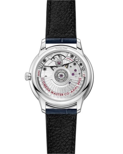 Omega De Ville Prestige 34 mm, aço em bracelete de pele 434.13.34.20.53.002 - Image 2