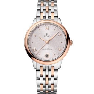 Omega De Ville Prestige 34 mm, aço - ouro Sedna™ em aço - ouro Sedna™ 434.20.34.20.02.003