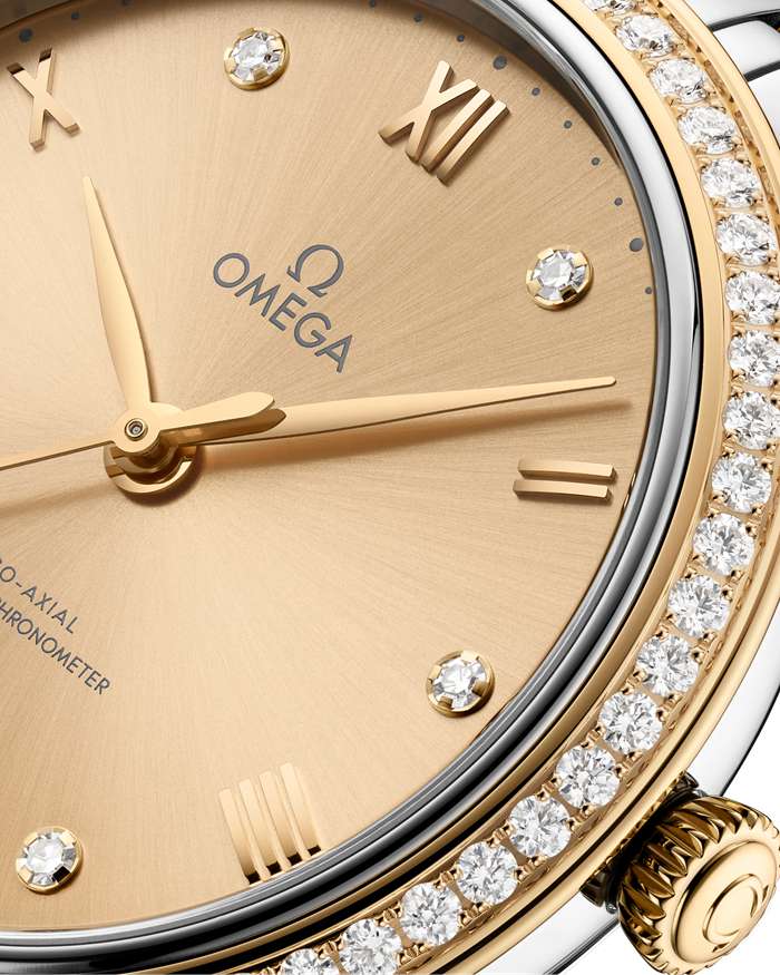 Omega De Ville Prestige 34 mm, aço - ouro amarelo em aço - ouro amarelo 434.25.34.20.58.001 - Image 3