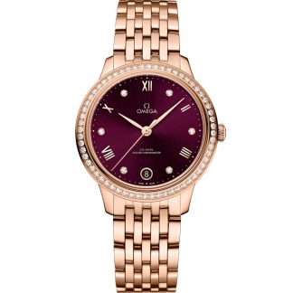 Omega De Ville Prestige 34 mm, ouro Sedna™ em ouro Sedna™ 434.55.34.20.61.001