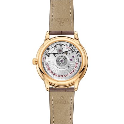 Omega De Ville Prestige 34 mm, ouro amarelo em bracelete de pele 434.53.34.20.55.002 - Image 2
