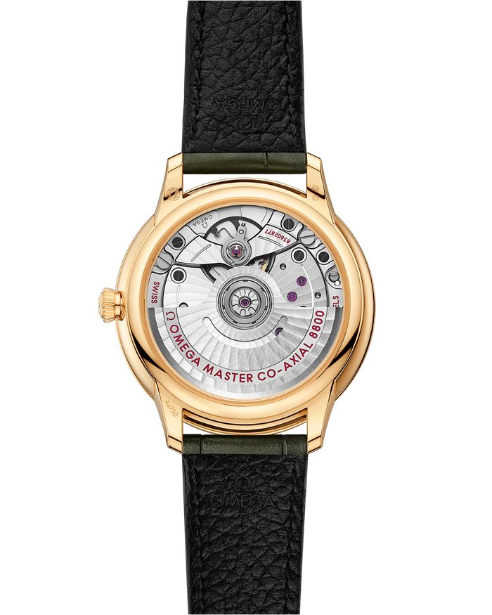 Omega De Ville Prestige 34 mm, ouro amarelo em bracelete de pele 434.58.34.20.55.002 - Image 2