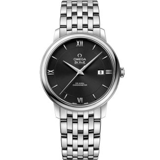 Omega De Ville Prestige 39,5 mm, aço em aço 424.10.40.20.01.001