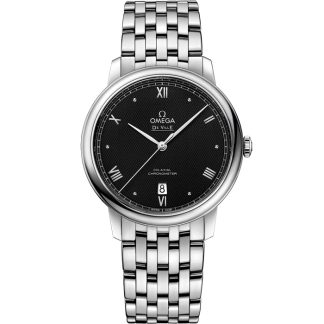 Omega De Ville Prestige 39,5 mm, aço em aço 424.10.40.20.01.002