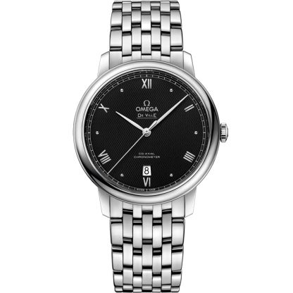 Omega De Ville Prestige 39,5 mm, aço em aço 424.10.40.20.01.002