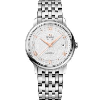 Omega De Ville Prestige 39,5 mm, aço em aço 424.10.40.20.02.004