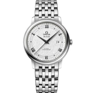 Omega De Ville Prestige 39,5 mm, aço em aço 424.10.40.20.02.005