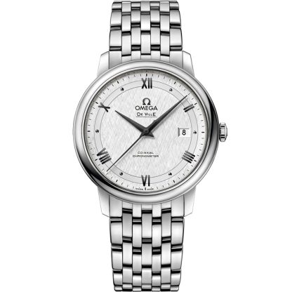 Omega De Ville Prestige 39,5 mm, aço em aço 424.10.40.20.02.005