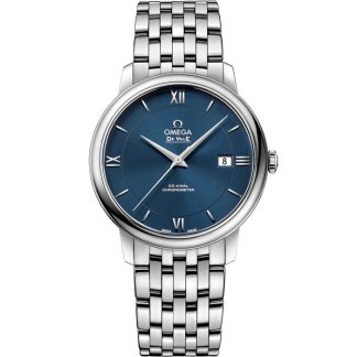 Omega De Ville Prestige 39,5 mm, aço em aço 424.10.40.20.03.001
