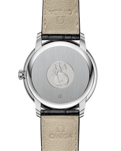 Omega De Ville Prestige 39,5 mm, aço em bracelete de pele 424.13.40.20.01.002 - Image 2