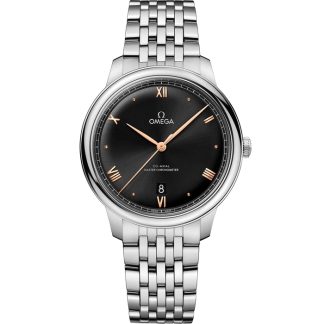 Omega De Ville Prestige 40 mm, aço em aço 434.10.40.20.01.001