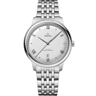 Omega De Ville Prestige 40 mm, aço em aço 434.10.40.20.02.001