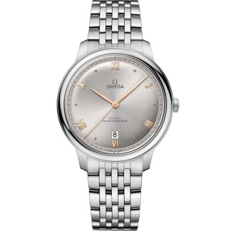 Omega De Ville Prestige 40 mm, aço em aço 434.10.40.20.06.001